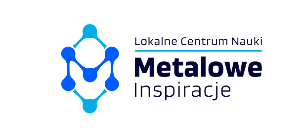 Logo Lokalnego Centrum Nauki Metalowe Inspiracje